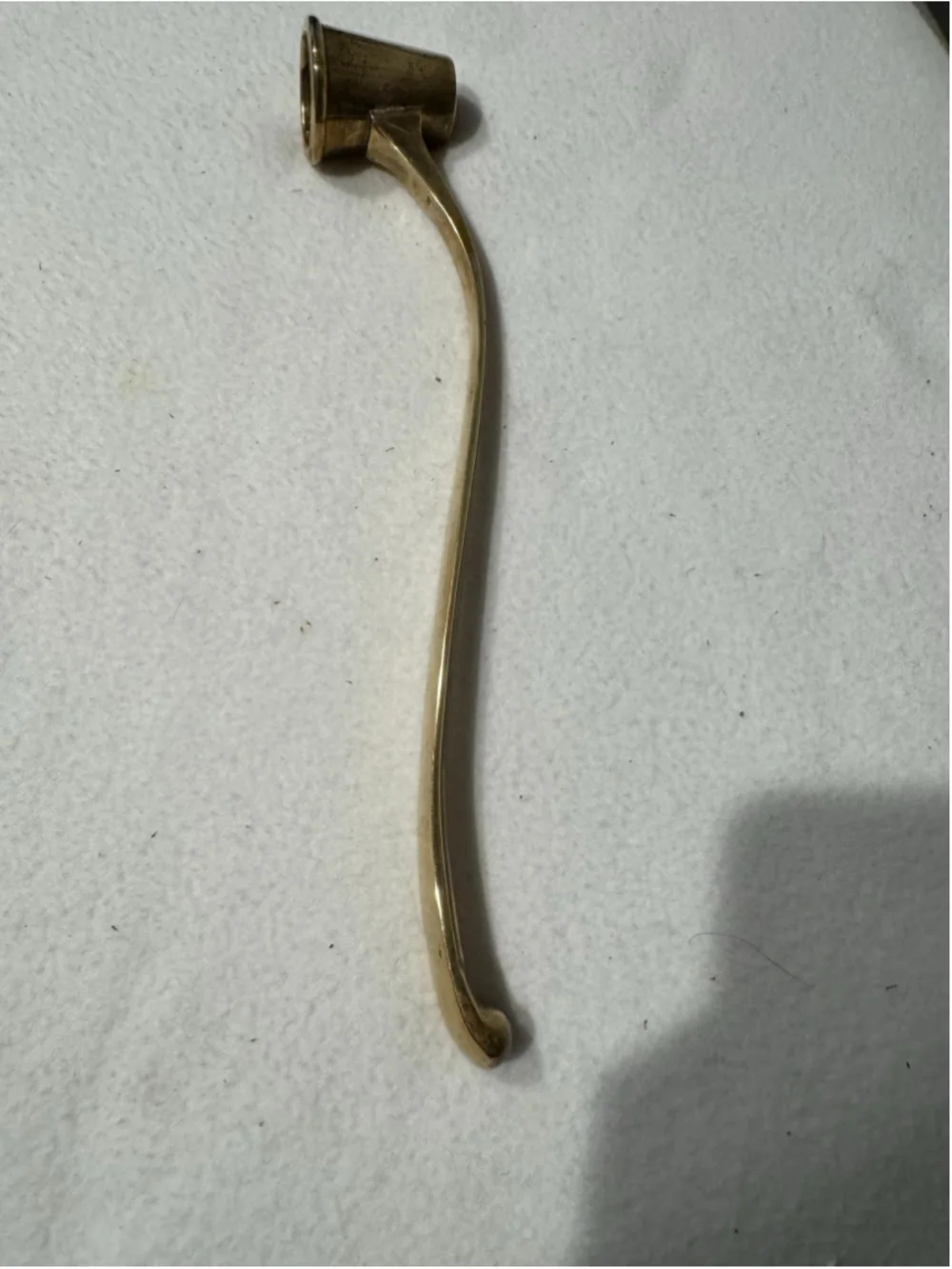 Vintage Brass Candle Snuffer One Size Gold